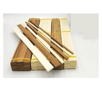 LUFAA Multisize Plat Bambou Bâtons Bricolage Bois Artisanat Matériel Artisanat Fabrication De Matériaux À La Main Modèle De Construction Matériaux 30 cm Long 50 pcs