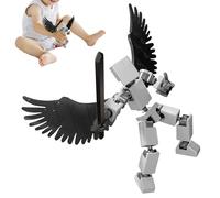 Lufaze Figurines d'action pour garçons - Articulations Mobiles Amusantes et ludiques | Figurines d'action imprimées en 3D, Jouets | À Domicile Scolaire Voyage Camping Pique-Nique Anniversaire Fête