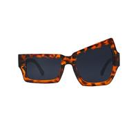 Lufaze Lunettes de soleil pour hommes | Lunettes de soleil inhabituelles | Protection UV à la mode pour femmes Extérieur Bain de soleil Randonnée, Cadre gris avec motif léopard, voir description