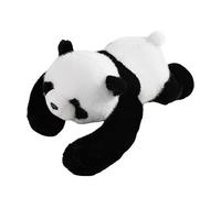 Lufaze Peluche Panda Jouets Lestés Animal Doux Et Mignon Panda Position Couchée Oreiller De Couchage Câlin pour Une Utilisation dans Le Salon La Crèche Le Canapé Le Bureaula Maison Le Bureau