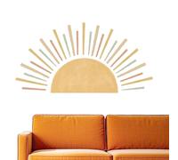 Lufdegim Graz Design Sticker mural autocollant Motif soleil Style bohème Pour décoration murale chambre de bébé, chambre à coucher, salle de classe 108 x 55 cm