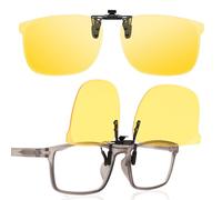 LUFF Clip-On Lunettes de soleil polarisées Cat-Eye pour hommes et femmes, Protection UV400, Anti-Reflection HD