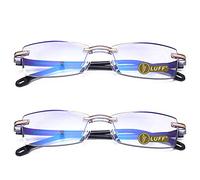 LUFF Lunettes de lecture Home Home Légères et confortables Valeur Pack de 14 Paquets sans diamant tailleur Hommes/Femmes