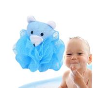 Luffa pour - Lave corps de dessin animé - Mignon animal en - Éponge de bain pour salle de bain, chambre d'hôtel, voyage en camping ou nuit chez les grands-parents