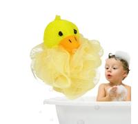 Luffa pour - Lave corps de dessin animé - Mignon animal en - Éponge de bain pour salle de bain, chambre d'hôtel, voyage en camping ou nuit chez les grands-parents