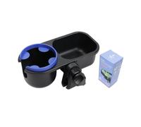 LUFFCABO Plateau à Encas Universel avec Porte-Gobelet pour Poussette, Accessoire Pratique 2 en 1