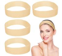 LUFFLOK 2 Pièces Bandeaux de Perruque, Silicone Comfort Band pour Perruque, Flexible Bandeau Cheveux pour Femme e Lass, Bandeau Antidérapant pour Perruques (2 Pièces)