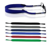 LUFFLOK Cordons de Lunettes Unisexes, Chaîne Élastique et Souple | Attache de Lunettes Anti-Dérapante, Cordon de Lunettes pour Femmes Hommes et Enfants Sangles de Lunettes de Sport (6 Paquets)