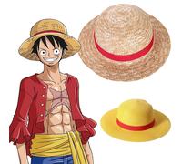 Luffy chapeau de paille Anime Cosplay accessoire chapeau jeu de rôle Performance été plage accessoires adulte unisexe parasol chapeau Halloween cadeau B