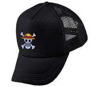 Luffy Monkey D. Casquette Ruffy Baseball Cap Basecap Zoro One Unisex Kappe Snapback Lysop Piece, Tasse:Noir