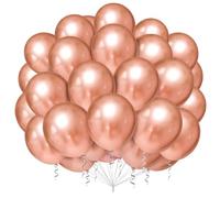Luftballons Rosegold,100 Stück Latex Roségold Ballons,12 Zoll Luftballon Geburtstag,Helium Ballons Rosegold mit Mädchen Geburtstag,Hochzeit,Jubiläum,Neujahr,Abschluss Party Dekoration