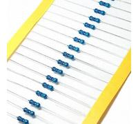 Luftschloss 100 pièces 27Kohm 1/4W (0.25 Watt) ±1% Tolérance Film métallique Résistances fixes (27KΩ 27KR 27Kohm)