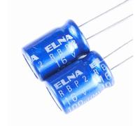 Luftschloss ELNA Lot de 5 condensateurs électrolytiques non polarisés 100 uf 16 V 8 x 12 mmNP pour condensateur de diviseur de fréquence de tweeter audio
