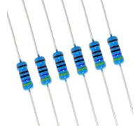Luftschloss Lot de 25 résistances fixes à film métallique 3 m ohm 1 W (1 W) ± 1 % de tolérance (3M Ω 3M R 3M ohm)