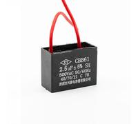 Luftschloss, Ventilateur de plafond électrique CBB61 - Condensateur de film métallisé pour ventilateur électrique pompes générateur (500 V 2,5 uf)