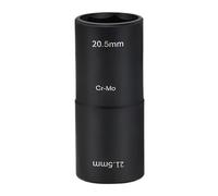 Lug Nut Socket - Dual-Head Heavy-Duty | Multi-Size Wheel Extractor | Chromium Molybdenum Steel, Damaged Cap Removal, For Tire Service & Garage