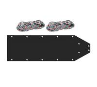 Luge à cerfs - Ensemble de traîneau pour cerfs - Transporteur de chasse cerfs morts de haute résistance pour chasse, harnais de traînée de cerfs épais résistant déchirures plus pour le