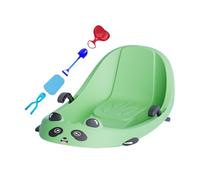 Luge à neige avec toboggan, luge pour petits - Toboggan dirigeable avec siège antidérapant, pour l'extérieur, avec ceinture de sécurité pour familles