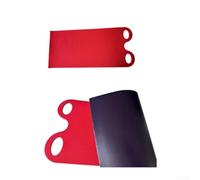 Luge à neige compacte enroulable pour l'hiver, se glisse facilement dans les sacs ou les véhicules, conçue pour une utilisation répétée en extérieur (dos violet)