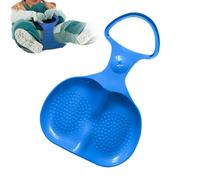 Luge à neige portable - Accessoire de luge d'hiver en plein air - Pelle à neige portable avec poignée - Pour l'école, l'arrière-cour, la famille, les adultes, les adolescents, les visiteurs