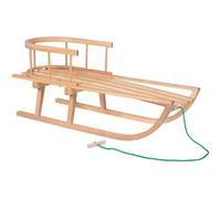 Luge - SPRINGOS® - Hêtre - 90x32cm - Dossier 17cm - Pour enfants jusqu'à 50kg