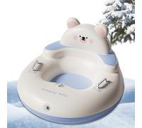 Luge De Neige | 90 Cm Jouets D Hiver Gonflables avec Poignées - Jouets de Neige - pour Âges 3+ Garçons Filles Adultes Activités Familiales Ski Extérieur Parc Jardin