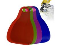 Luge De Neige pour - Enroulable Portable Anti-Dérapant 4 Pièces - Planche De Ski Bébé Luges d'hiver | pour Adolescents Sports D'Extérieur Ski Voyage Fête Plage Sable Glace