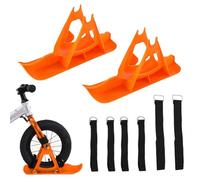 Luge de Snowboard pour - Accessoires légers Vélo d'hiver I, Ski à Neige Stable, kit d'installation Rapide, kit de Sangle de sécurité | Winter Adventure Extension Young Rider Balance Bicycle