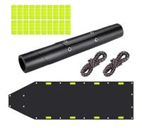 Luge De Traîneau Souple Polyvalente Haute Résistance, Accessoires de Livraison, Anti-Bascule avec Corde pour Neige Gravier Pêche sur Glace Activités Hivernales Extérieur Chasse Jardinage