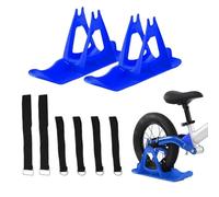 Luge de vélo à Neige - Fixation de Planche à traîneau d'hiver de 75 cm, Trottinette Robuste pour | Snowboard Portable pour Le Plaisir de la randonnée en Plein air, Les Loisirs Sportifs, Les