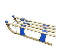 Luge d'enfant en bois laqué écologique Bleu et Rouge