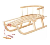 Luge en bois - Greenblue - Dossier amovible - 88-90 cm - Résistante - Pour enfants