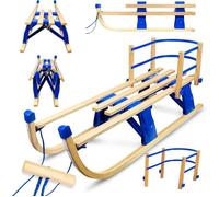 Luge en bois pliable - GAGADUMI - Arctis - Dossier ergonomique - Compacte - Idéale pour enfants