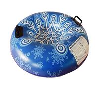 Luge gonflable, pneu à neige gonflable, avec poignées, traîneau à neige de Noël, tube à neige, charge de 100 kg, diamètre 85 cm, pour enfants et adultes, jouet d'extérieur d'hiver