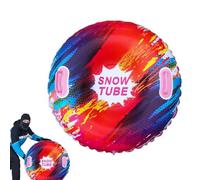 Luge Gonflable pour Les Sports d'hiver - 85 Cm Résistant Au Froid | Bouée Inflatable avec Poignées,pour et Familles Activités Hivernales Extérieures
