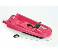 Luge KHW Snow-Flyer en plastique de haute qualité résistant au froid. Peut supporter jusqu'à 85 kg. Bob design pour un plaisir de conduite exceptionnel. Couleur : rose.