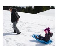 Luge, plastique, 1 personne, bleu