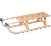 Holz-Faltschlitten Davos 100 CM Pliable Robuste Verletzungsschutz Hiver
