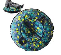 Luge pneumatique - 105 cm - Rampe Gonflable avec poignée - Luge Tubulaire pour Luge - pour l'extérieur, Les Adultes, Le Camping, la pêche, la pelouse, Les, Noël, la Piscine, l'hiver