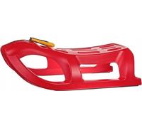 Luge pour enfants Luge en plastique Patins en métal ; rouge