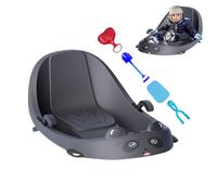 Luge pour Petits - Ergonomique et adapté à la Famille - Traîneau d'extérieur pour avec Frein - pour et Adolescents Pendant l'hiver Neige sur Les collines enneigées dans Le Parc Cour et