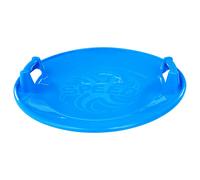 Luge Ronde Bleu 66,5 cm PP Toboggan à Neige Disque Glissant Extérieur vidaXL