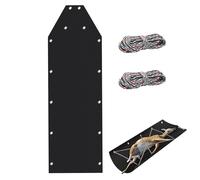 Luge utilitaire - Chariot de cerf - Traîneau de pêche sur glace portable avec corde - Luge multifonction pour chien - Pour la chasse, le bois de chauffage, le jardin, le travail