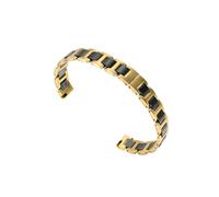 LUGEMA 8-18mm Milanese Strap Accessories Gold Universal Compatible With Any Brand Stainless Steel Metal Watch Band Bracelet(D-Gold black,18mm)