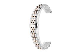LUGEMA 8-18mm Milanese Strap Accessories Gold Universal Compatible With Any Brand Stainless Steel Metal Watch Band Bracelet(B-Silver Rose,10mm)