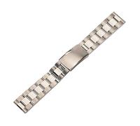 LUGEMA Bracelet De Montre En Acier Inoxydable 18 Mm, 20 Mm, 22 Mm, 24 Mm, 26 Mm, 28 Mm, 30 Mm, Bracelet De Montre Classique En Métal Solide For Montre-bracelet Avec Broches(Silver,22mm)
