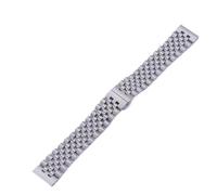 LUGEMA Bracelet de montre en acier inoxydable 316 massif, disponible en largeurs de 12 mm, 14 mm, 16 mm, 18 mm, 19 mm, 20 mm, 21 mm, 22 mm et 24 mm.(Silver,20mm)