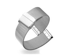 LUGEMA Bracelet De Montre En Acier Inoxydable À Extrémité Droite, Boucle En Maille Milanaise, 8 Mm, 10 Mm, 12 Mm, 14 Mm, 15 Mm, 16 Mm, 20 Mm, 24 Mm(Sliver,14mm)