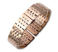 LUGEMA Bracelet De Montre En Acier Inoxydable À Extrémité Incurvée 12 Mm 14 Mm 16 Mm 18 Mm 19 Mm 20 Mm 21 Mm 22 Mm 23 Mm 24 Mm(Rose gold,19mm)