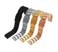 LUGEMA Bracelet De Montre En Acier Inoxydable Massif À Dégagement Rapide 18 Mm, 19 Mm, 20 Mm, 21 Mm, 22 Mm, 23 Mm, 24 Mm, 25 Mm, Accessoires For Bracelets(Black,19mm)